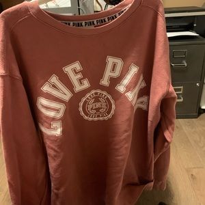 vs pink sweatshirt size XS (fits to L)